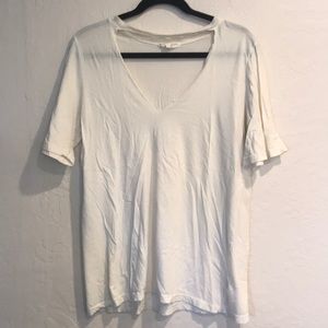V neck choker Tee